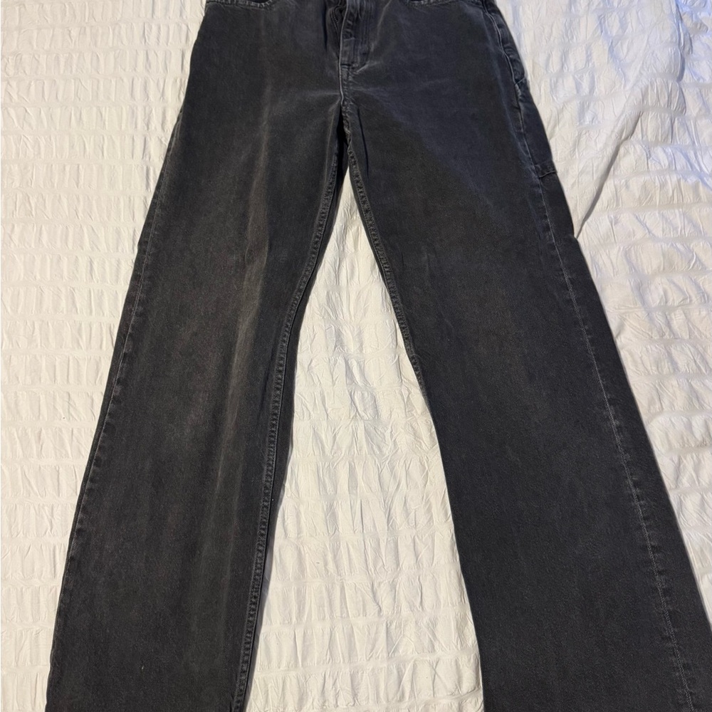 We The Free Black Straight Leg Jeans